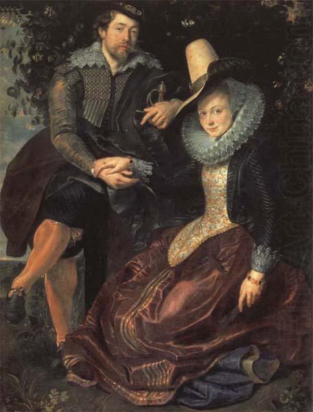 Peter Paul Rubens Self-Portrait with his Wife,Isabella Brant china oil painting image